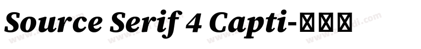 Source Serif 4 Capti字体转换